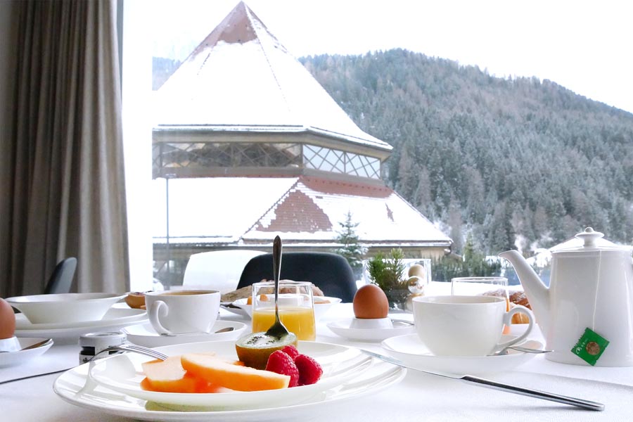 View from the breakfastroom