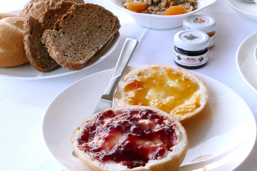 Breakfast table