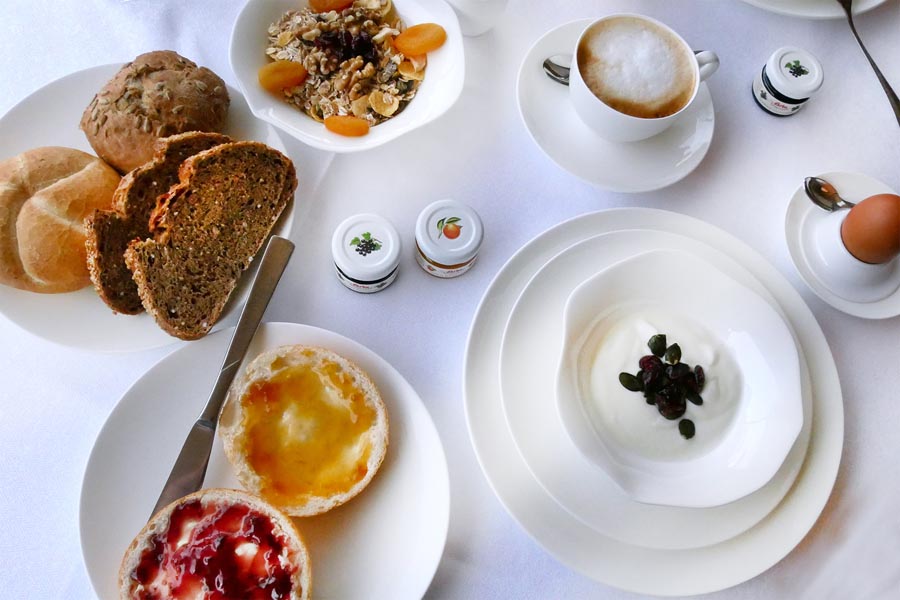 Breakfast table