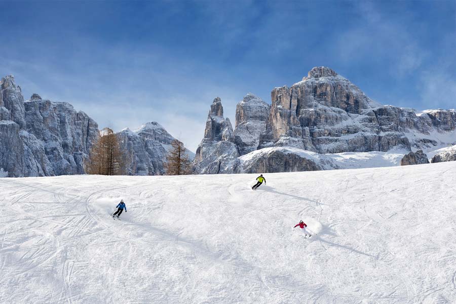 Ski slope Dolomiti Superski