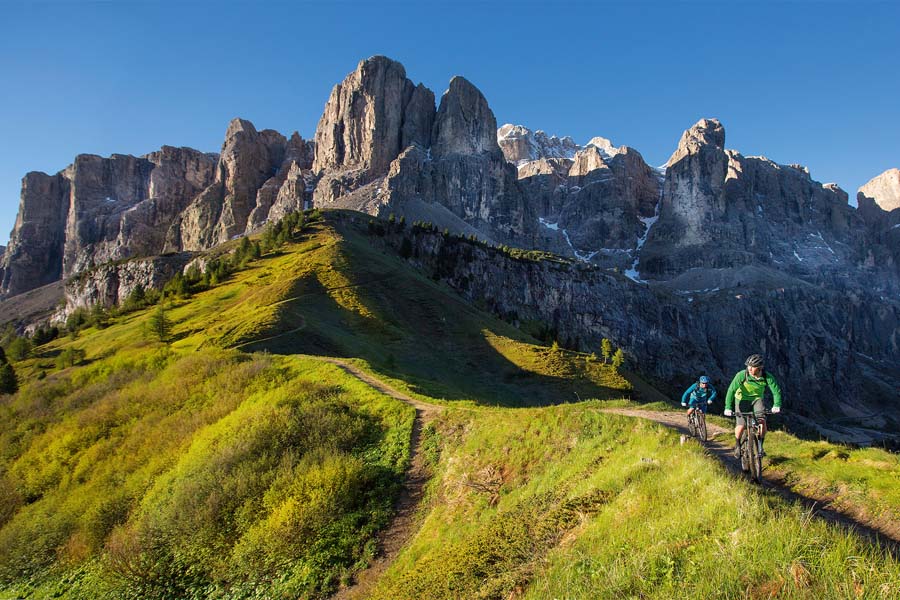 Mountain biking in Val Gardena